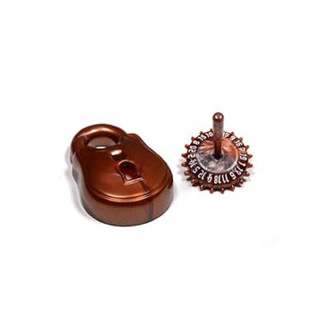 Polyhero Rogue d20 Lock & Pick Stout Bronze