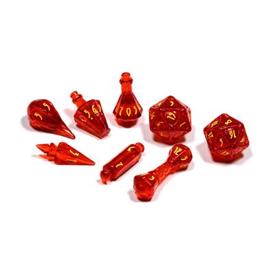 Polyhero Wizard Dragonfire Dice