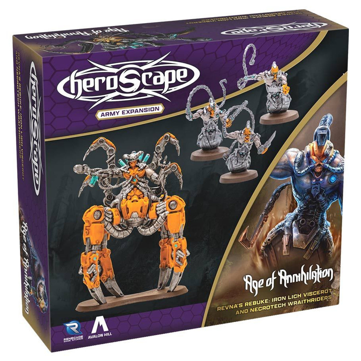 Heroscape: RR Iron Lich & Wraithrider