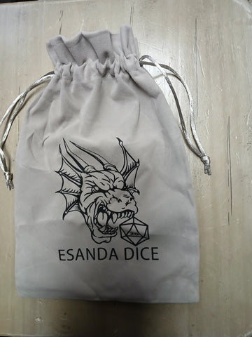 Dragon Head w/D20 Dice Bag