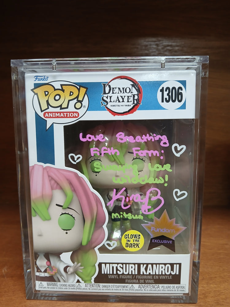 POP 1306 Demon Slayer Mitsuri Kanroji - Signed and Authenticated with Display Case