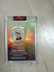 SK-GB1 Gabriel Batistuta Signature Kit Card 14/15 w/Silver Foiling, Autograph and Game Play Jersey Swatch - Leaf Glory of the Game 2026