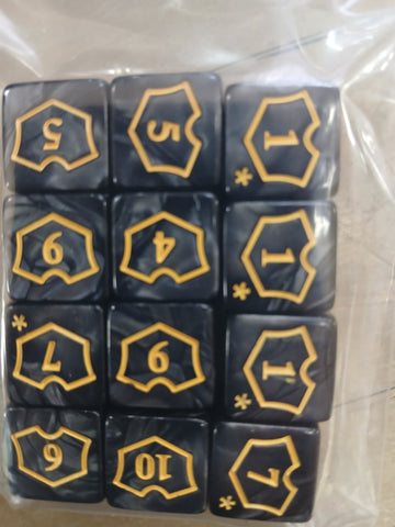 Loyalty Dice - Black Marble