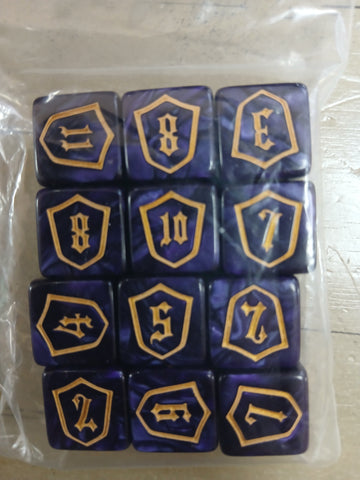 Loyalty Dice - Purple Marble