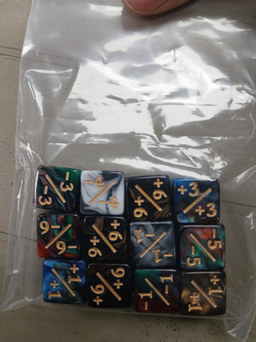 12mm 12ct Counter Dice Set - Assorted