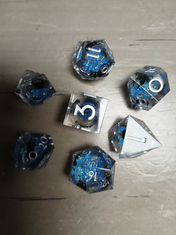 Liquid Core RPG Dice - Cats