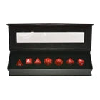 UP D&D Metal 7 Red/White Dice