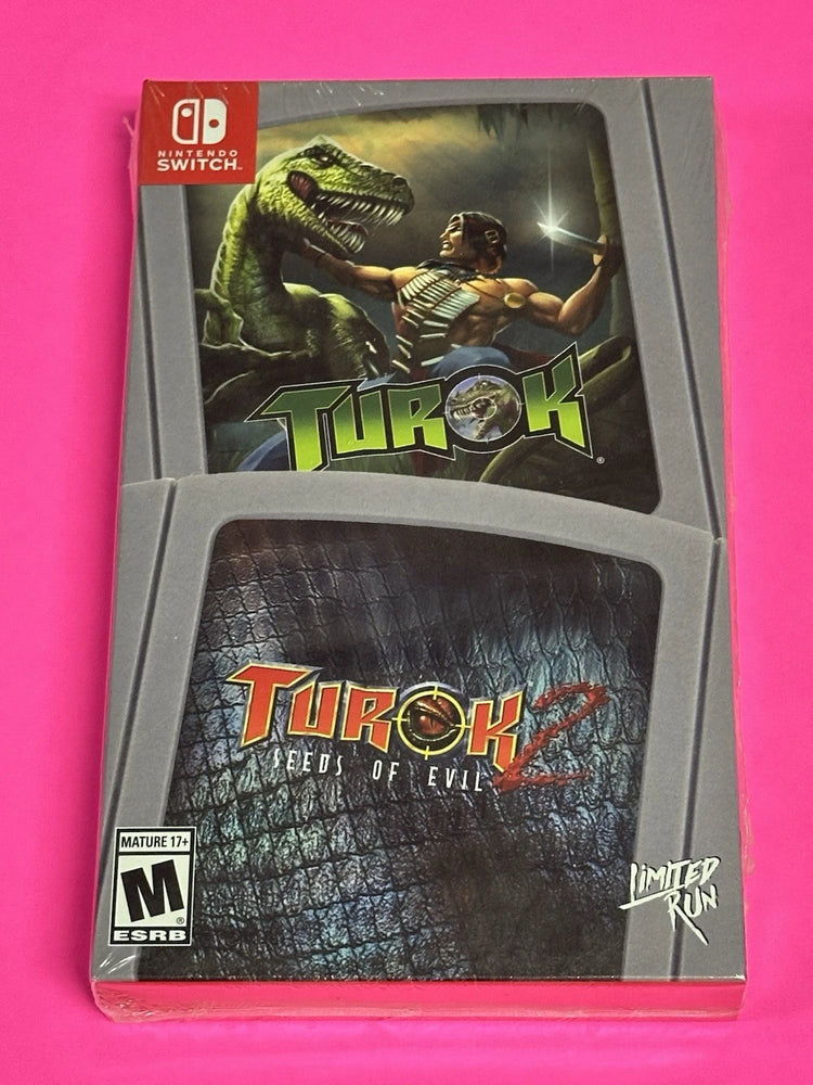 Limited Run Turok & Turok 2: Seeds of Evil 2 Pack  - Nintendo Switch Preowned