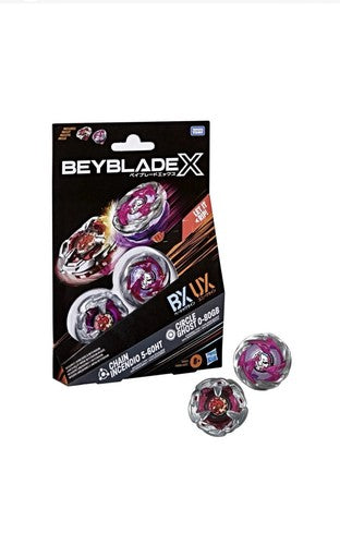 Beyblade X Circle Ghost 0-80GB & Chain Incendio 5-60HT 2-Pack