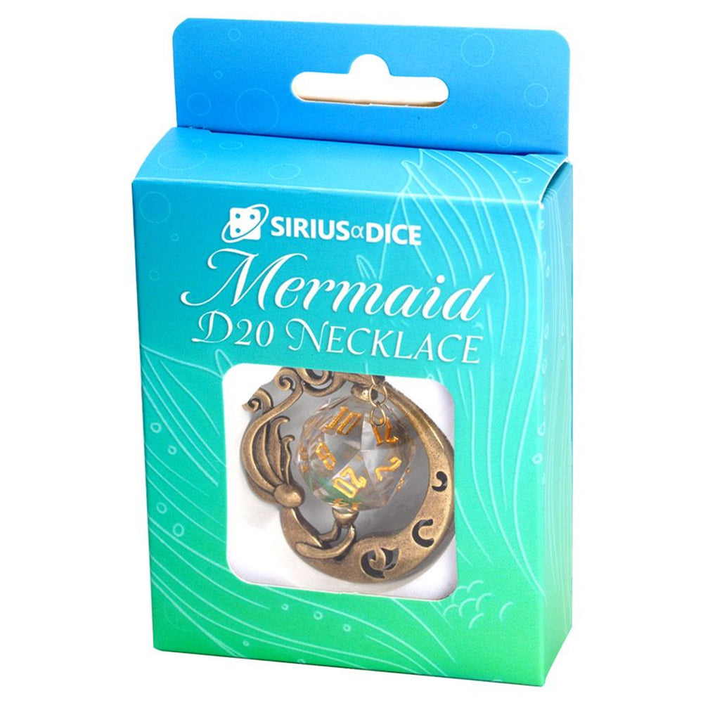 Sirius Dice Mermaid D20 necklace