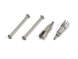 Rear Axle and Drive Shafts (Steel/2pcs) for Spryte Turbo