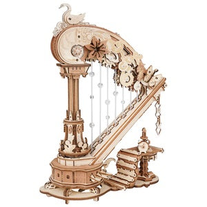 Magic Harp Music Box Wooden 3D Puzzle