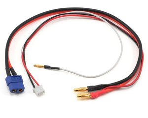 2S Charge / Balance Adapter Cable (XT60 Plug to 4mm Bullet Connector)